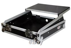 ProX XS-19MIX-LT 19 Inch Rack Mount Mixer Case with 10U Laptop Shelf