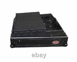 ProX XS-19MIXLT Rack Mount 19 Mixer Case with 10U Slant Sliding Laptop Shelf