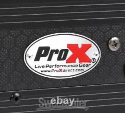 ProX XS-19MIXLTBL 10U Top-mount 19-inch Slanted DJ/Mixer Case with Removable