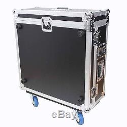 ProX XS-BX32CDHW Behringer X32-Compact Hard Mixer Road Case with Doghouse & Wheels