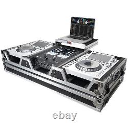 ProX XS-CDM3000WLT DJ Coffin Case for Pioneer Mixer DJM-900NXS2 and (2) CDJ-3000