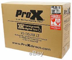 ProX XS-DDJRRLT DJ Controller Hard Travel Flight Case 4 Pioneer DDJ-RR, DDJ-SR