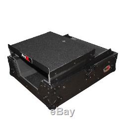 ProX XS-DJMS9LTBL Pioneer DJM-S9 Mixer Flight / Road Case with Sliding Laptop Shel