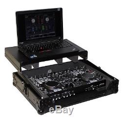 ProX XS-DNMC6000LTBL Denon DNMC6000 Digital Controller Flight Case wLaptop Shelf