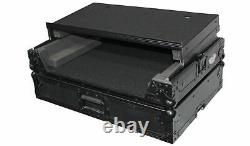 ProX XS-DNMC6000LTBL Travel Flight Case+Laptop Shelf 4 Denon MC6000/MC6000 MK2