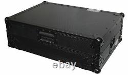 ProX XS-DNMC6000LTBL Travel Flight Case+Laptop Shelf 4 Denon MC6000/MC6000 MK2