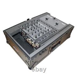 ProX XS-M10BL Flight Case for Large Format 10 In. DJ Mixers Black on Black