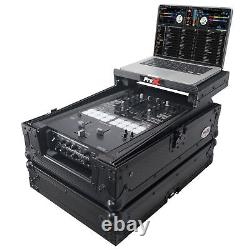 ProX XS-M11LTBL Case Fits Pioneer DJM S11 / Rane 72 MK2 with Laptop Shelf Black