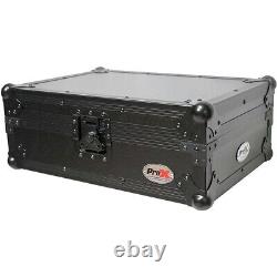 ProX XS-M12 Universal ATA Style Flight Road Case for 12 in. DJ Mixer Black