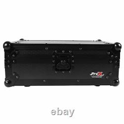 ProX XS-M12BL Black on Black Mixer Flight Case For 12 Mixers (Large Format)