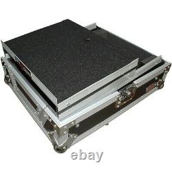 ProX XS-M12LT ATA Case withWheels/Sliding Laptop Shelf for 12 in. DJ Mixers LN