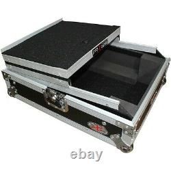 ProX XS-M12LT ATA Flight Case with Wheels and Laptop Shelf for 12 in. DJ Mixers
