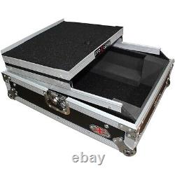 ProX XS-M12LT ATA Style Flight Case withWheels and Sliding Shelf for 12 DJ Mixers