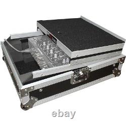 ProX XS-M12LT ATA Style Flight Case withWheels and Sliding Shelf for 12 DJ Mixers