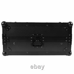 ProX XS-M12LTBL Black on Black Mixer Flight Case For 12 Mixers + Laptop Shelf