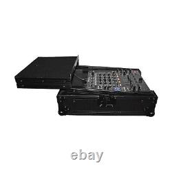 ProX XS-M12LTBL DJ Flight Case For Large Format 12 Mixer With Laptop Shelf