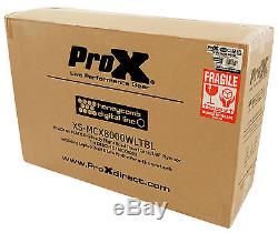 ProX XS-MCX8000WLTBL Hard Flight Case 4 Denon MCX8000+Glide Laptop Shelf+Wheels