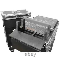 ProX XS-MIDM32RDHW Console Flight Case w Doghouse & Wheels for Midas M32R Mix