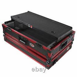 ProX XS-RANEONE WLTFRLED Flight Case for Rane One with Sliding Laptop Shelf (RED)