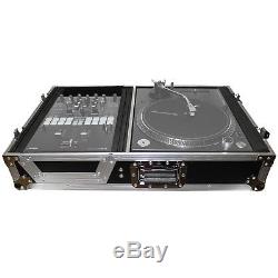 ProX XS-TMC1012W Turntable in Battle Mode & Single 10 or 12 Mixer Coffin Case