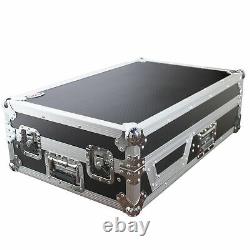 ProX XS-TMC1012WLT Single Turntable & Mixer Flight Case WithLaptop Shelf & Wheels
