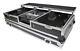 ProX XS-TMC1012WLTFBTL Flight Case+Shelf+Wheels for (2) Turntables+10/12 Mixer