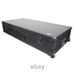 ProX XS-TMC1012WLTFBTLBL Black 12 Rane 72 Mixer & 2 Turntables Coffin Case i