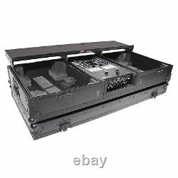 ProX XS-TMC1012WLTFBTLBL Flight Coffin Case For Rane 72 Mixer and 2 Turntables