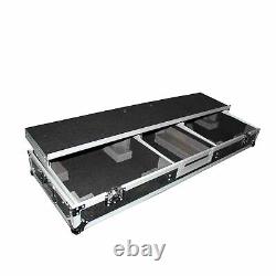 ProX XS-TMC1012WLTFSTND Case For 10, 12 Mixer and 2 1200 style Turntables