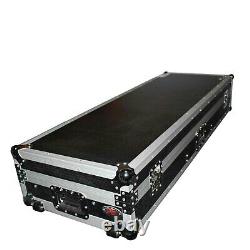 ProX XS-TMC1012WLTFSTND Case For 10, 12 Mixer and 2 1200 style Turntables