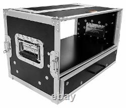 ProX XS-WM4U2DR 4U Rack Case with 4U Rack Drawer For 19 Amps/Mixers/Mic Receiver