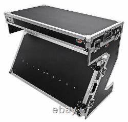 ProX XS-ZTABLE Portable Z-Style DJ Table Flight Case withHandles+Wheels