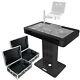ProX XZF-DJCT BL Black Control Tower DJ Controller Booth Podium Stand & Cases