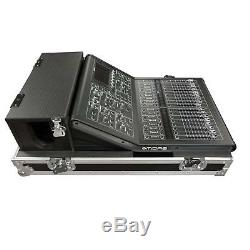 Prox XS-MIDM32RDHW Midas M32R ATA Flight Case Mixer Console with Doghouse & Wheels