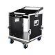 RK RECK 10U space Rack Case With Slant Mixer Top, 20'' Rackable Depth, Plywood