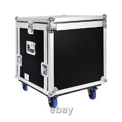 RK RECK 10U space Rack Case With Slant Mixer Top, 20'' Rackable Depth, Plywood