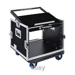 RK RECK 8U Rack Case With Slant Mixer Top, Plywood, 8U space