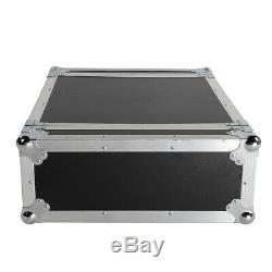 Rack Case 19 4U Single Layer Double Door DJ Mixer Speaker Equipment Cabinet