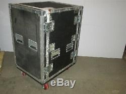 Rackmount 18U x24 Anvil Rack Case Lid Table Side Mixer Amp Band Equip Wheels ATA