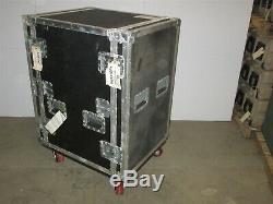 Rackmount 18U x24 Anvil Rack Case Lid Table Side Mixer Amp Band Equip Wheels ATA