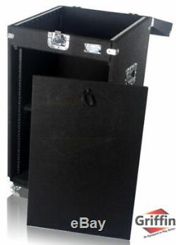 Rackmount 25U Studio Mixer Road Case DJ PA Flight Cabinet Stand Equipment