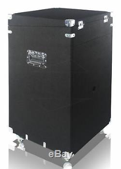 Rackmount 25U Studio Mixer Road Case DJ PA Flight Cabinet Stand Equipment