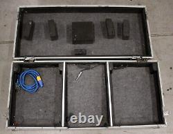 Road Ready Hard Travel Carrying Case for 2 Turntables & Mixer DJ Coffin & Wheels
