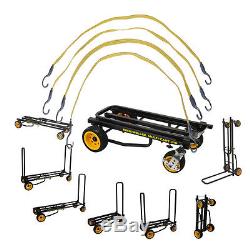 Rock N Roller R16RT 8 in 1 Max Equipment transport cart with 4 Bungee Straps