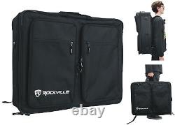 Rockville BP-MIX2621 Semi Rigid Padded Mixer Bag Fits Behringer X32 Compact