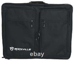 Rockville BP-MIX2621 Semi Rigid Padded Mixer Bag Fits Behringer X32 Compact