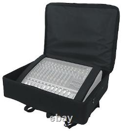 Rockville BP-MIX2621 Semi Rigid Padded Mixer Bag Fits Behringer X32 Compact