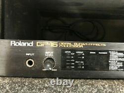 Roland gp-16 digital guitar effects processor, Grundorf case, ultra guitar stand