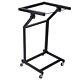 Rolling Rack Mount Mixer Case Stand Studio Equipment Cart Stage Party Club DJ