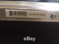 SKB 19-P12 Pop-UP 12-Space 12U Slanted ATA Mixer Rack Road Case